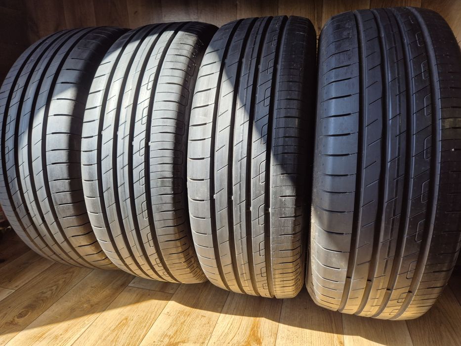 215/55/18 Good Year komplet Lato 7,5mm 2021 Jak nowe