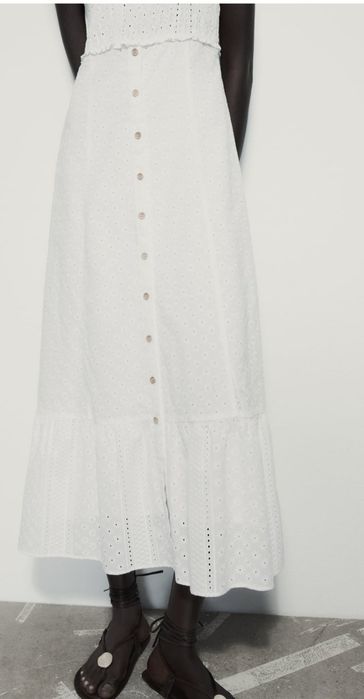 Сарафан Zara р М  белый
