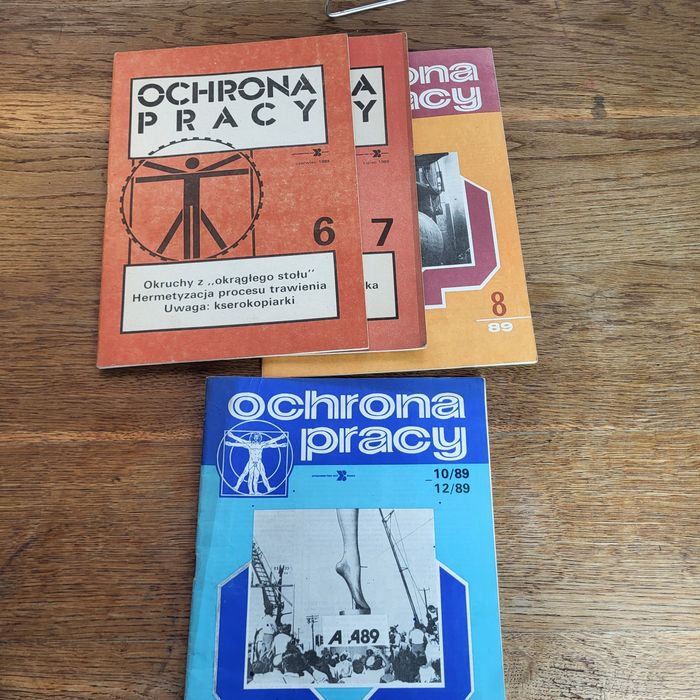 Stare gazety Ochrona PRACY 86',87',88',89' ⁷⁸