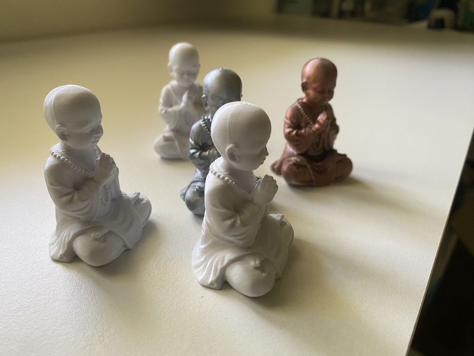 plastic monk budda baby 5cm