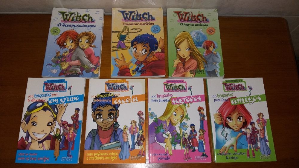 7 livros juvenis "Witch"