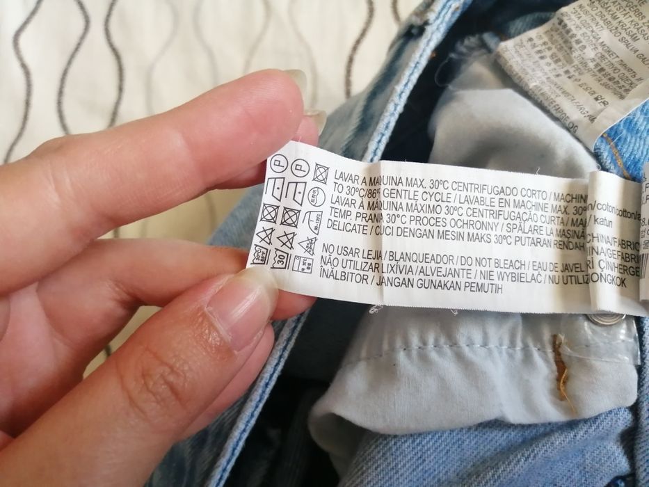 Pull & Bear блакитні джинсові шорти мом