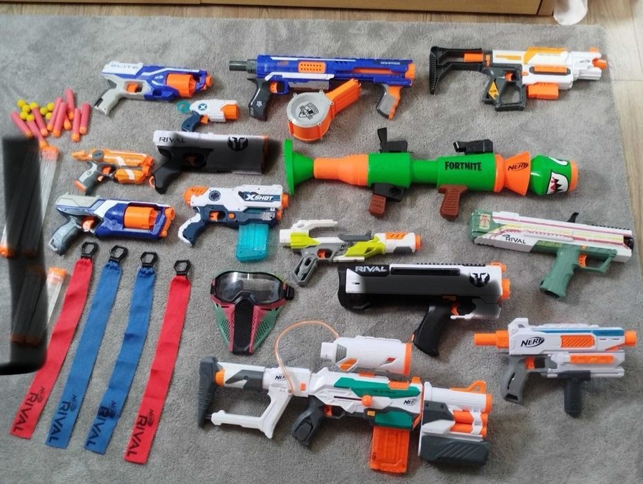 Zestaw pistoletów Nerf, xshot SPRZEDAM NA SZTUKI!