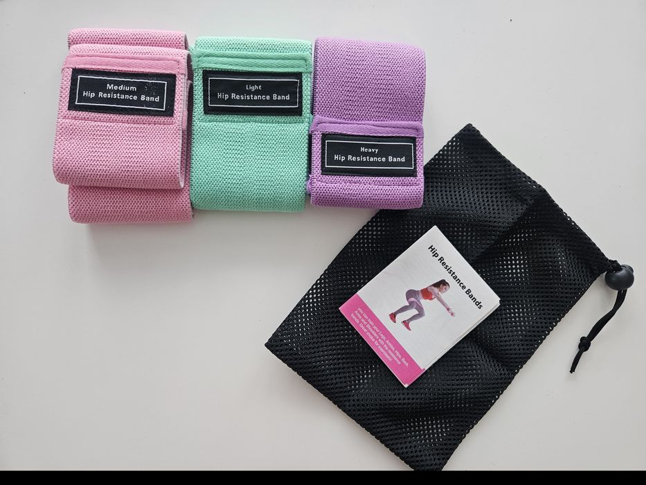 Zestaw 3 gumce do ćwiczeń Finess