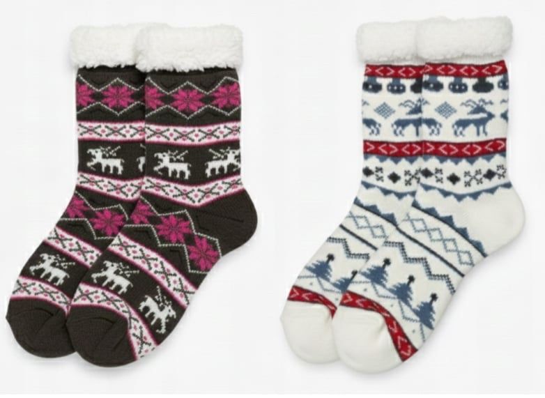 skarpetki zimowe świąteczne