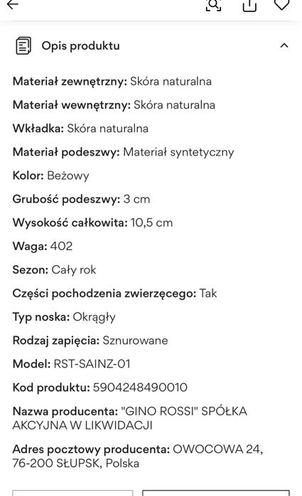 Sneakersy Gino Rossi 37