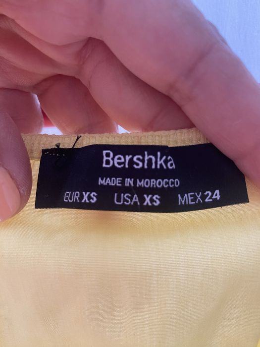 Blusa amarela Bershka xs