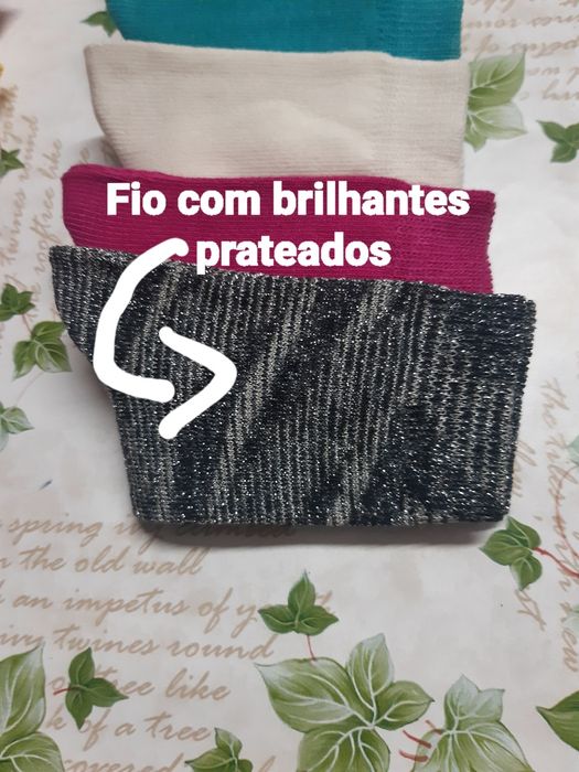 16 pares de meias em algodão