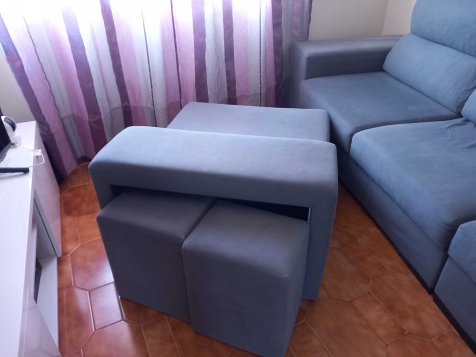 sofá chaise longue modular