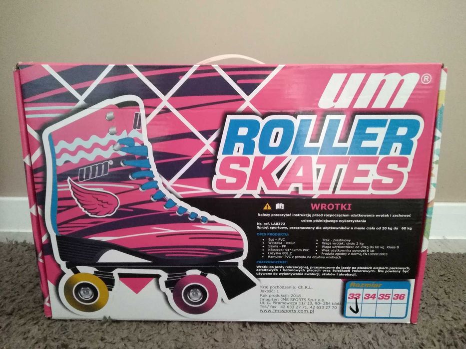 Sprzedam nowe wrotki