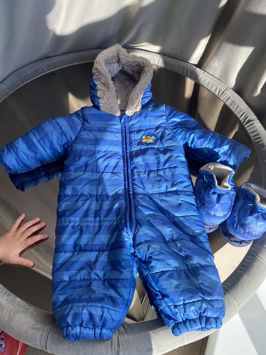 Зимовий дитячий теплий комбінезон 62/68