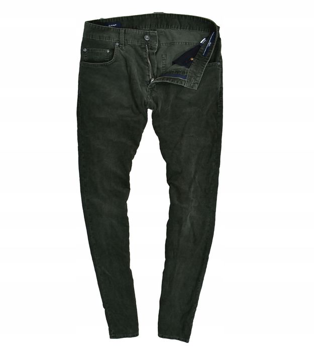 Gant Tyler Sztuksowe Spodnie Męskie Straight W32 L34