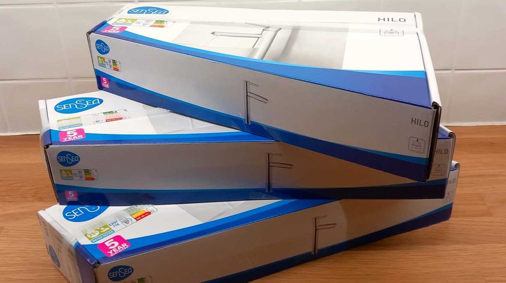 3 torneiras novas - Sensea Hilo Cano Alto (preço unidade)