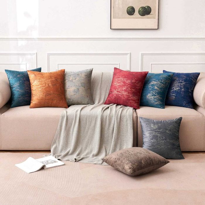 Nowe poszewki na poduszki / 45x45cm / poszewka /2szt / aksamit !3017!