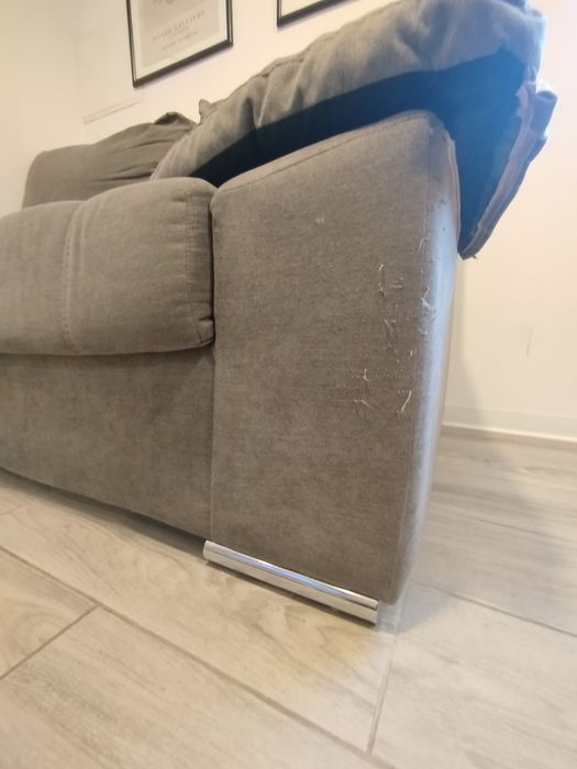 Sofá Cinza 2 lugares