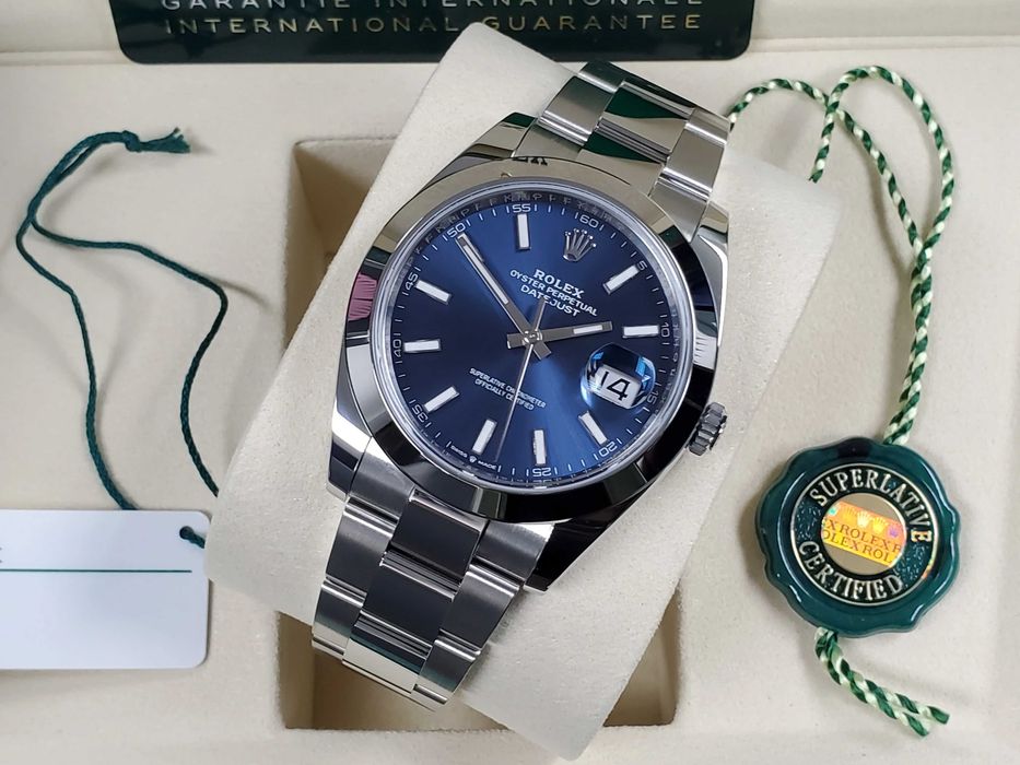 Rolex Datejust 126300 Blue 41mm.Nowy,full set.