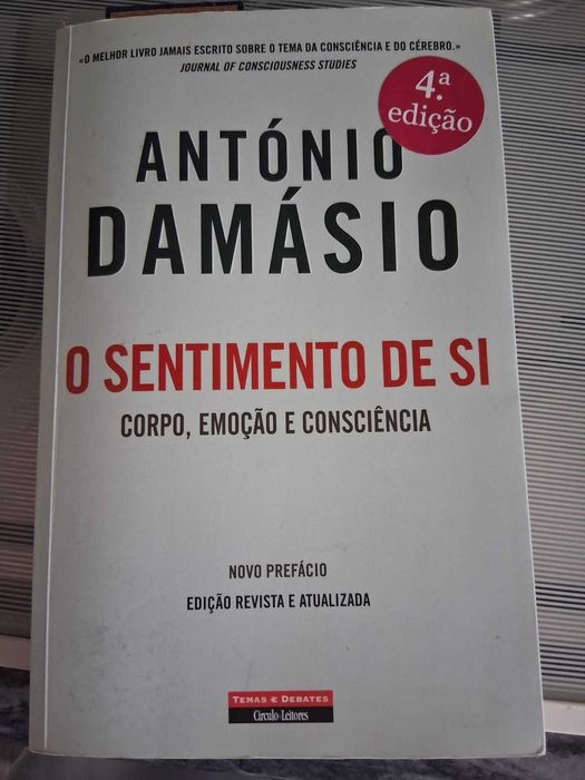 Livro "O sentimento de si" de Antonio Damasio