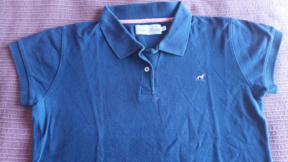 1 polo e 1 t-shirt em azul