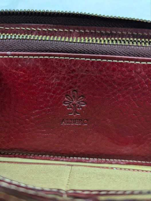 Длинный кошелёк Albero из итальянской кожи