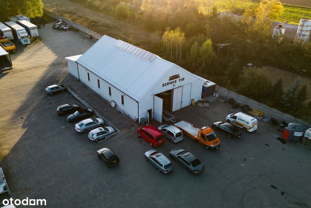 Działka inwestycyjna - 7500 m2 kostki brukowej.