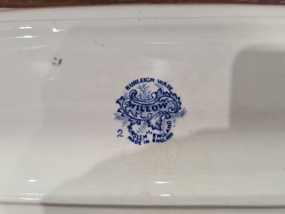 Chávenas  e torteira inglesas Burleigh ware