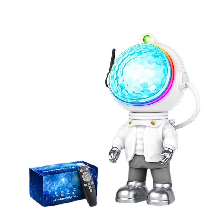 Projektor Gwiazd Astronauta z Pilotem i Timerem do Sypialni