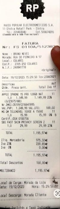 Iphone 15 pro excelente estado