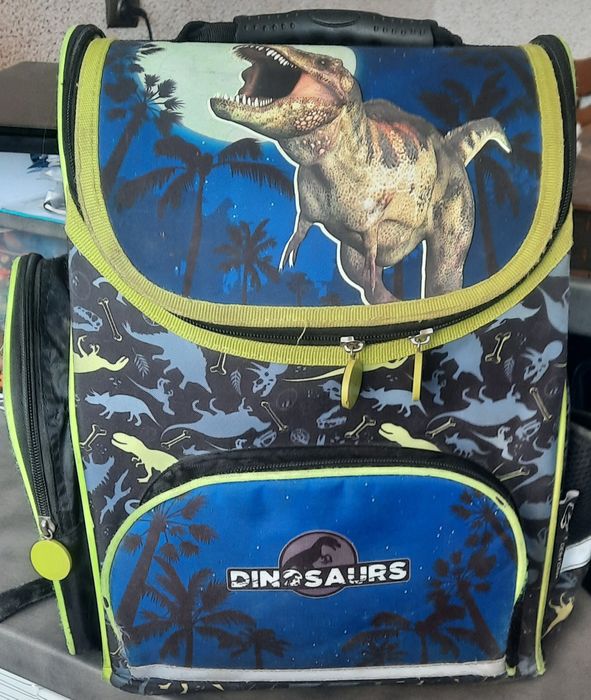 Tornister usztywniany Dinozaury