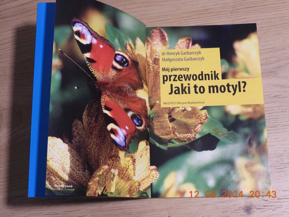 Mój pierwszy przewodnik Jaki to motyl? H.M. Garbarczyk JAK NOWA