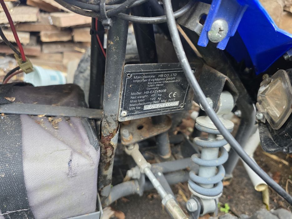Quad elektryczny 800 W dla dzieci