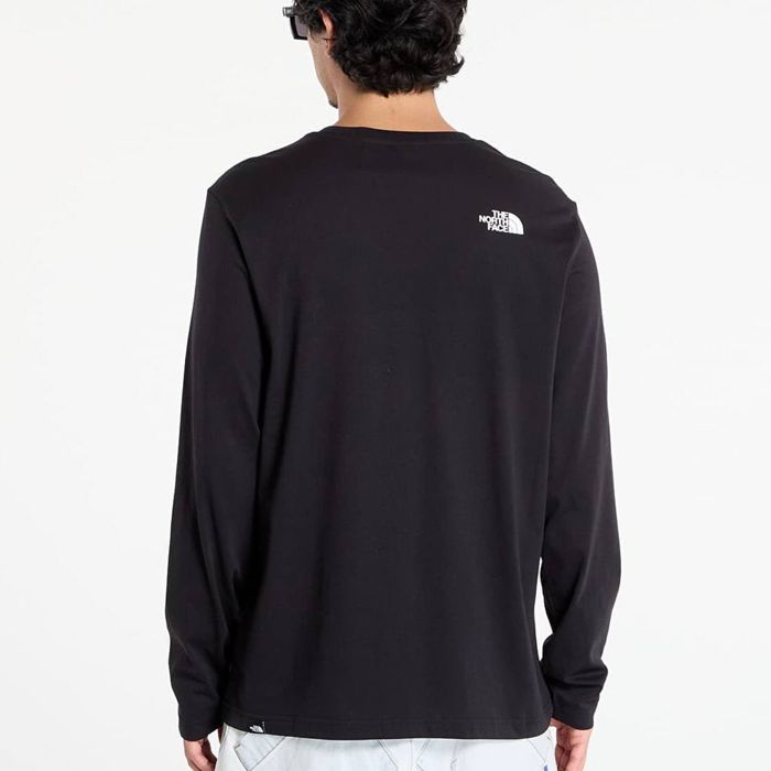 Лонгслів The North Face оригінал L-XL чорний лампаси