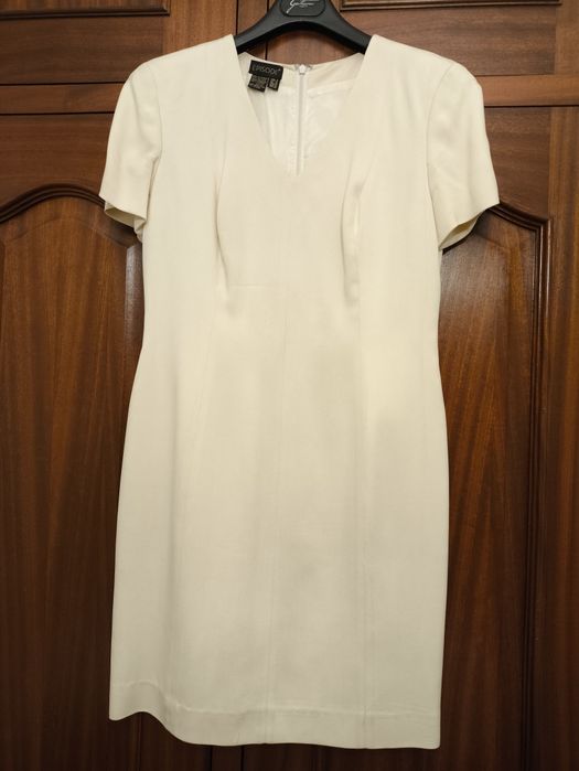 Vestido de seda 100%,  beje, marca Episode, tamanho 38