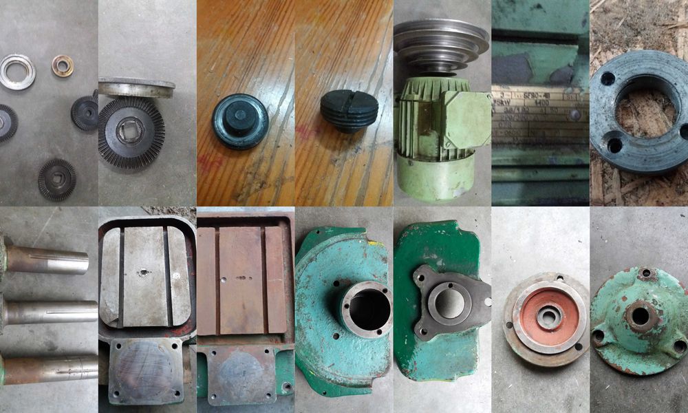 wrzeciono do Wiertarki ws15 przekładnia klin nakrętka zabierak.