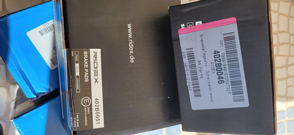 NOVO:  BMW série 5 - 525 pastilhas e discos