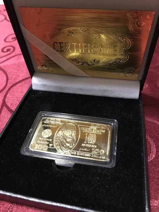 Коллекционная монета 20$ 50$ 100$ в специальном боксе (NEW)