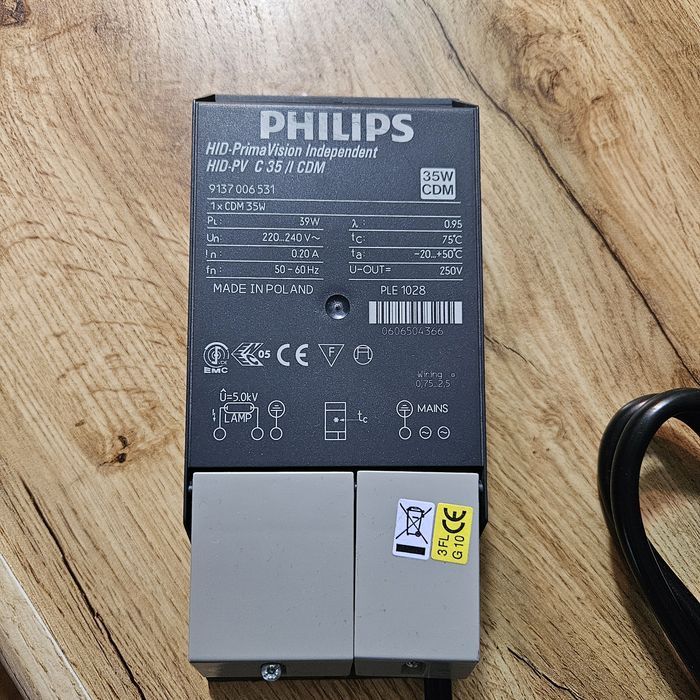 Statecznik HID balast 35 w Philips metahalogen nowy zestaw
