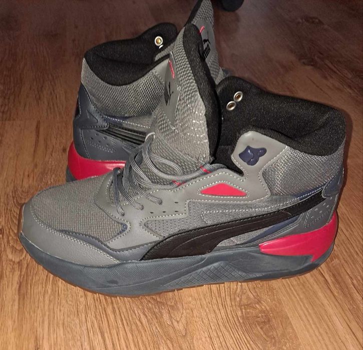 Buty za kostkę Puma X-Ray Speed Mid WTR Szare