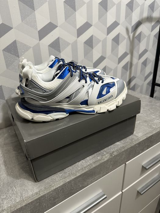 Кроссовки balenciaga track blue 1