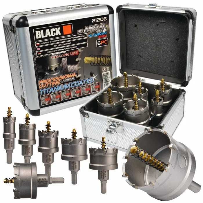 Na Lewara Zestaw otwornic diamentowych do metalu Black /21208/