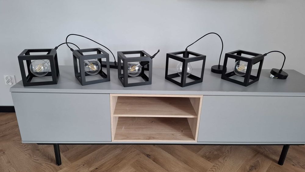 Potrójna Lampa wisząca loft