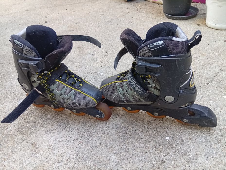 Patins em linha usados