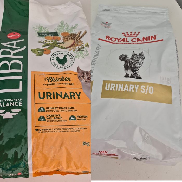 2 sacas de comer urinary  05 e 08 de 2027