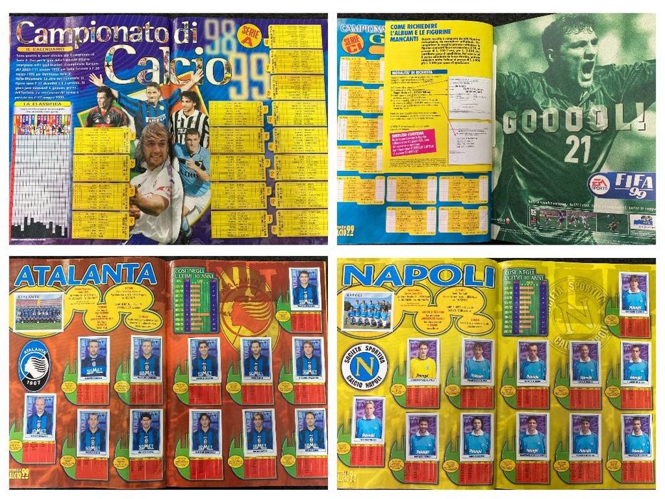 Merlin Calcio 1998/1999 Полная коллекция.panini