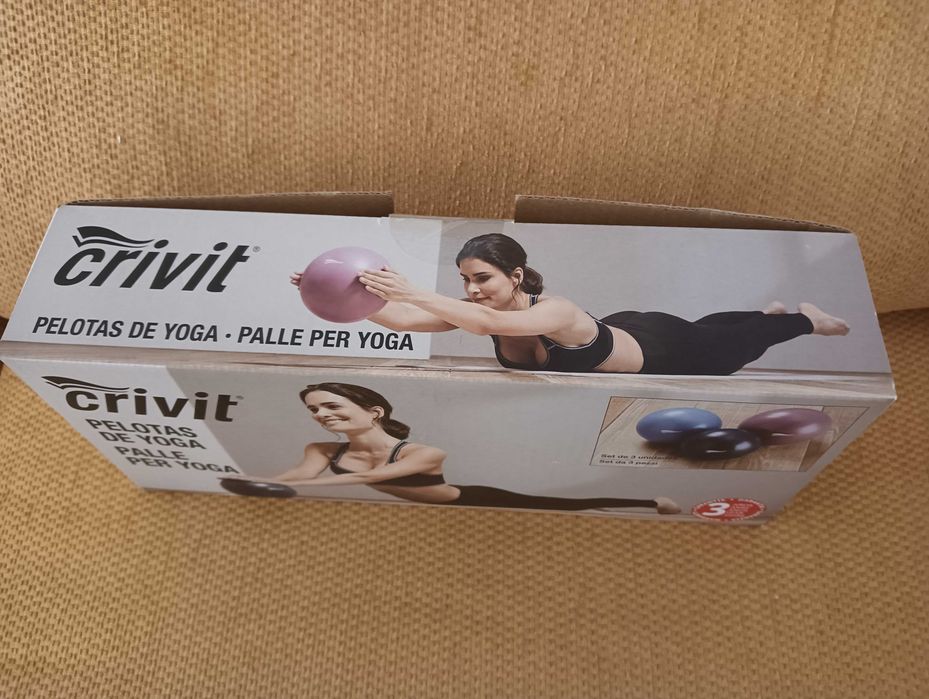 Conj. 3 Bolas para Yoga / Pilates 18 - 22 - 26cm