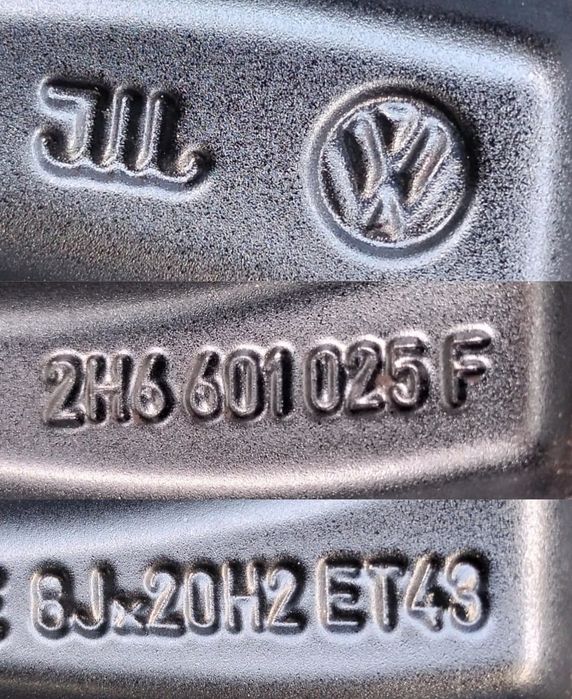 Felgi aluminiowe VW T5 T6 T7 Multivan Caravelle 8x20 ET43 5x120