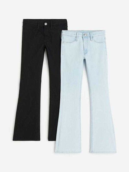 Джинсы штаны клеш h&m