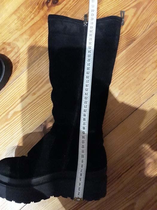 Чоботи зимові замшеві