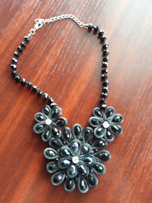 Бусы колье  из натурального камня намисто  буси