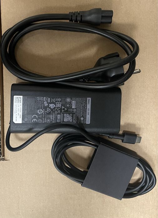 Carregador Dell original 65w Type-C (Novo)
