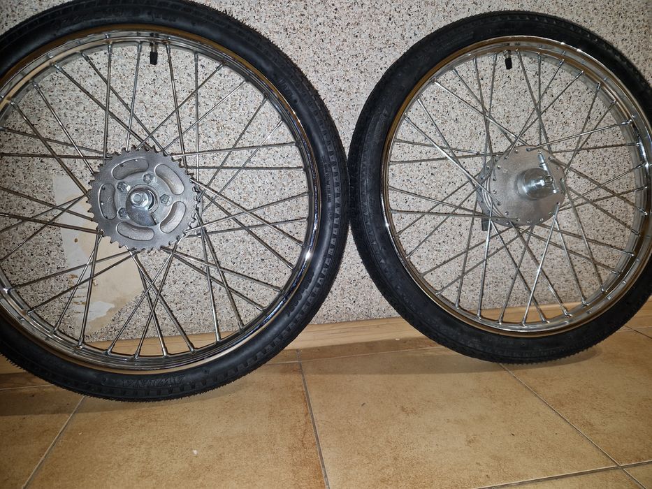 Odnowione kola r19" Romet komar 50t1 2375